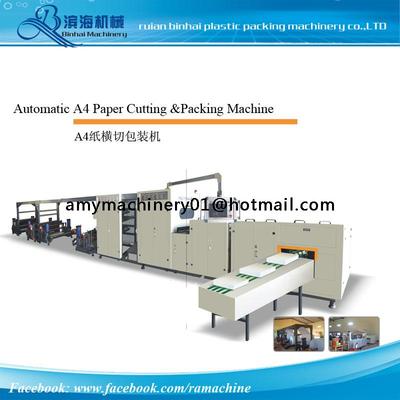 Automatic A4 Paper Cutting Machine and Packing Machine